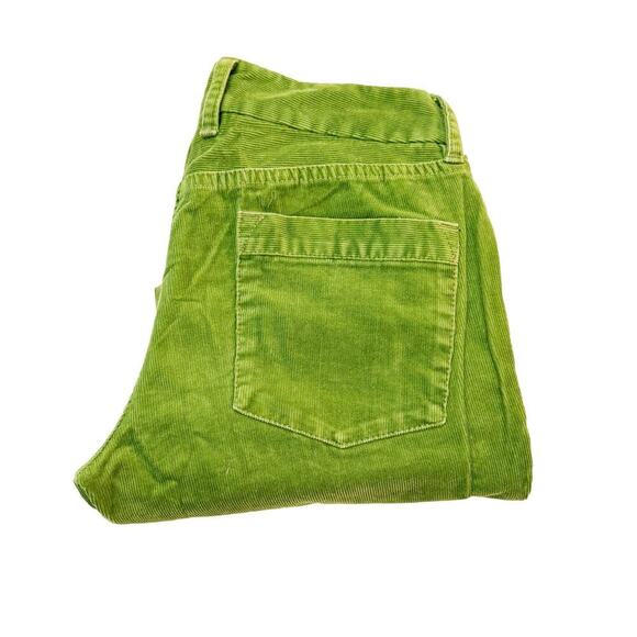 J. Crew Favorite Fit Green Cord Style Denim Jeans Size 4 Regular - Picture 1 of 6